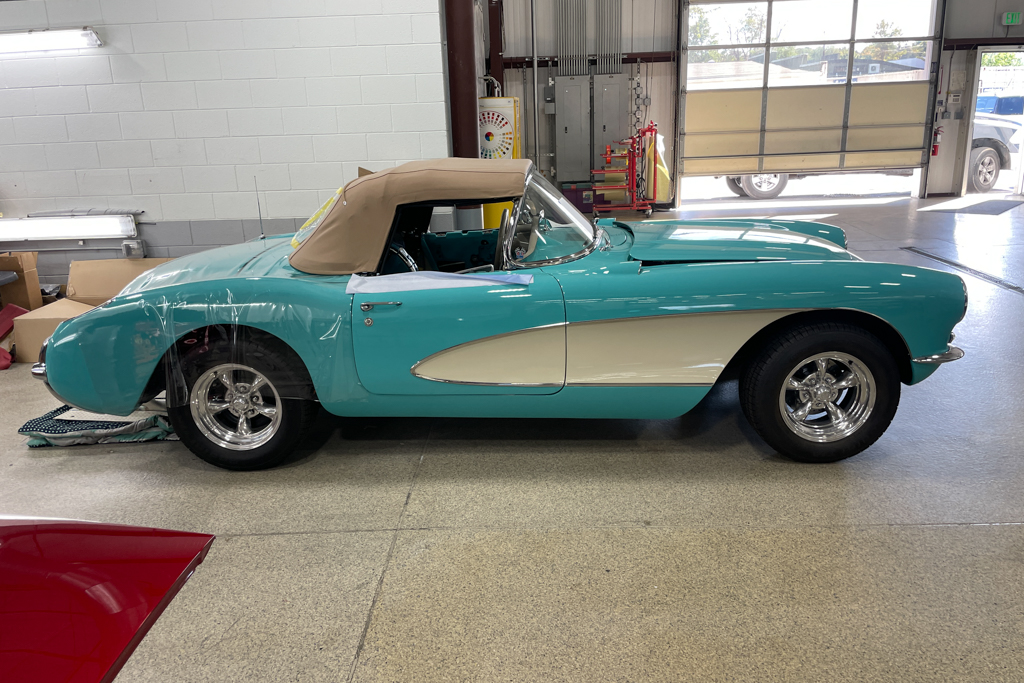 1957 Chevrolet Corvette Cascade Blue