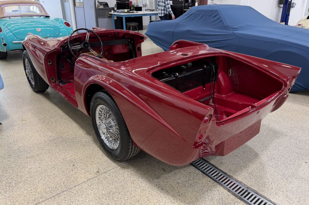 1963 Daimler Burgundy SP250